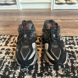 Black and Gray Athletic Sneakers